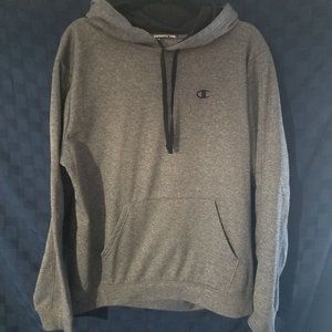 Champion dark grey hoodie Sz L